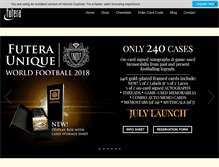 Tablet Screenshot of futera.com